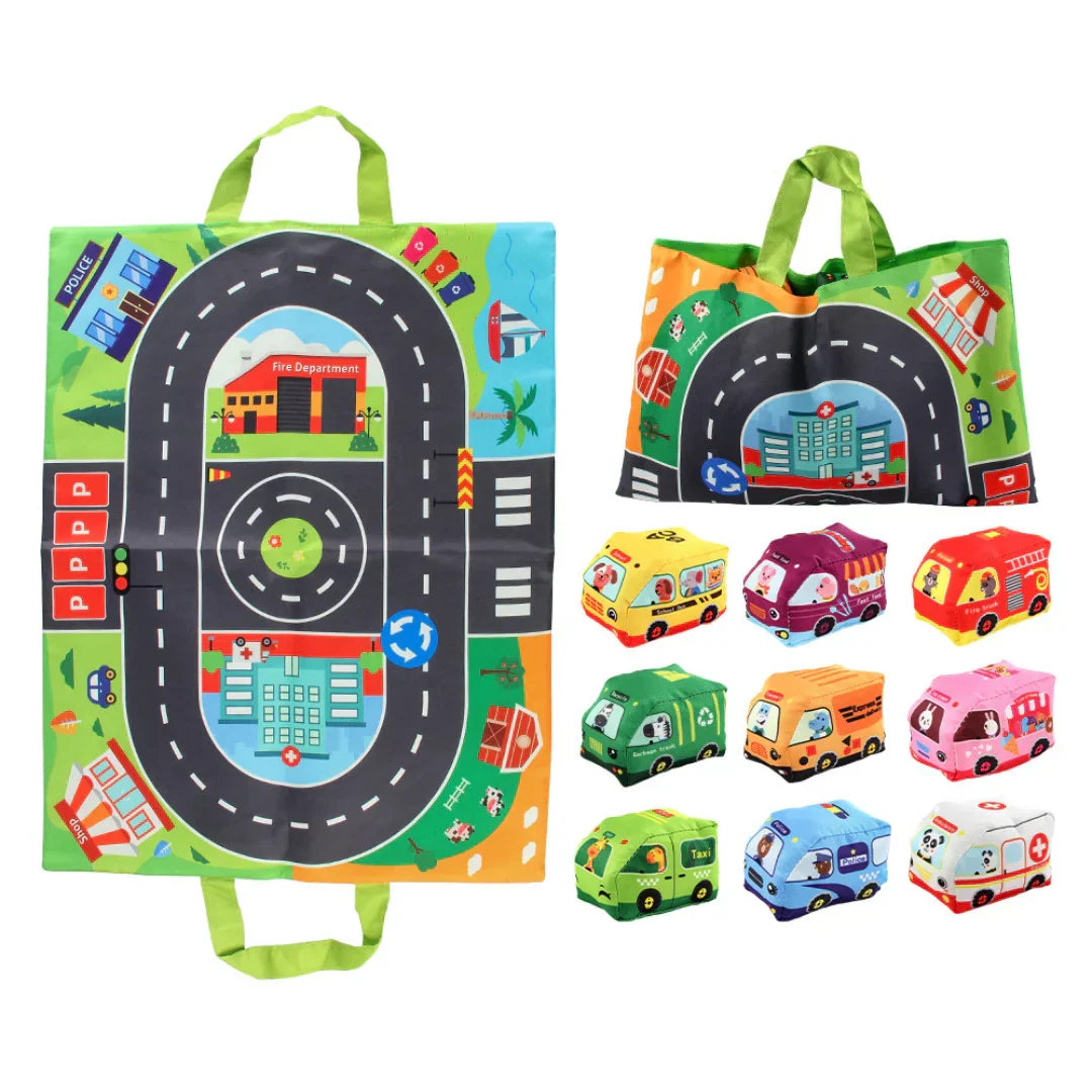 Soft Toy Car Adventure Set