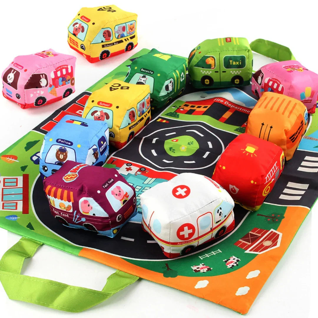Soft Toy Car Adventure Set