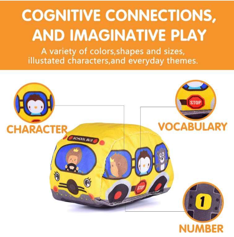 Soft Toy Car Adventure Set