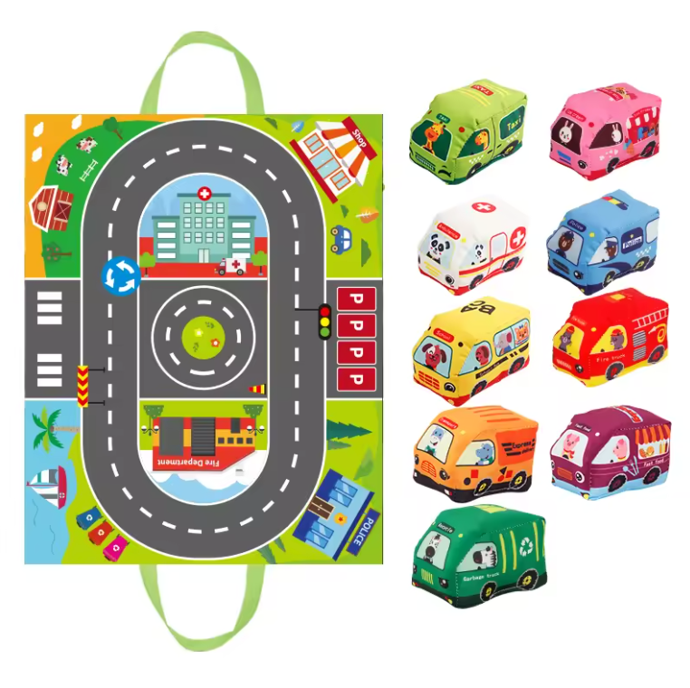 Soft Toy Car Adventure Set