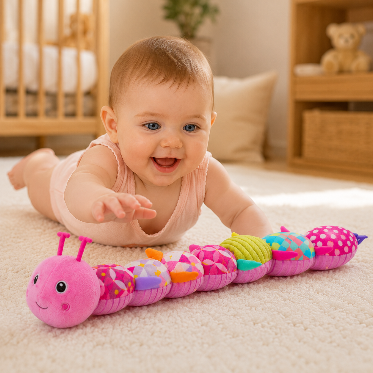 Baby Plush Rattle & Musical Toy