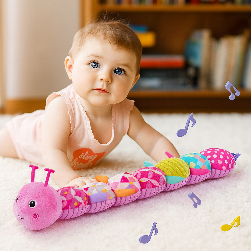 Baby Plush Rattle & Musical Toy