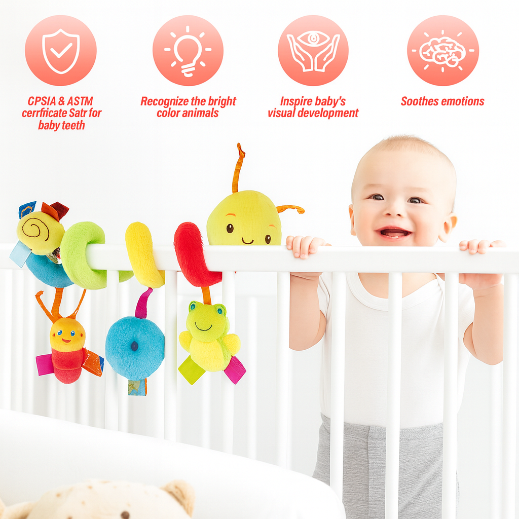 Baby Stroller & Crib Spiral Toy