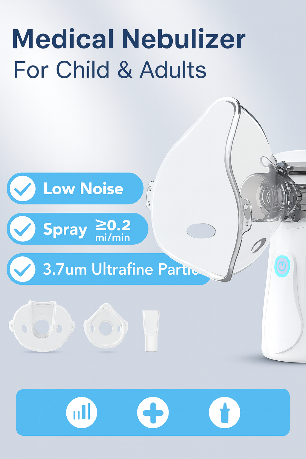 Compact Mesh Nebulizer Machine