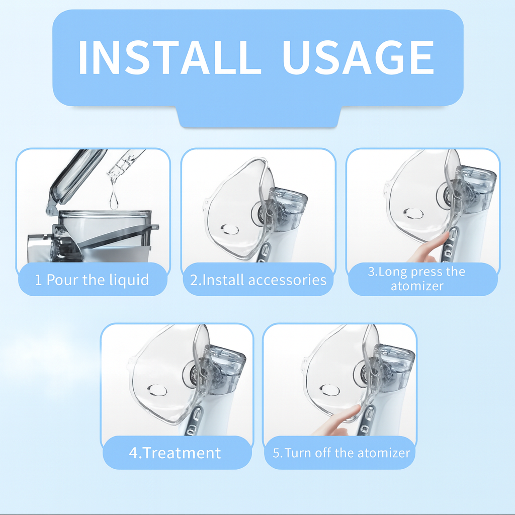 Compact Mesh Nebulizer Machine
