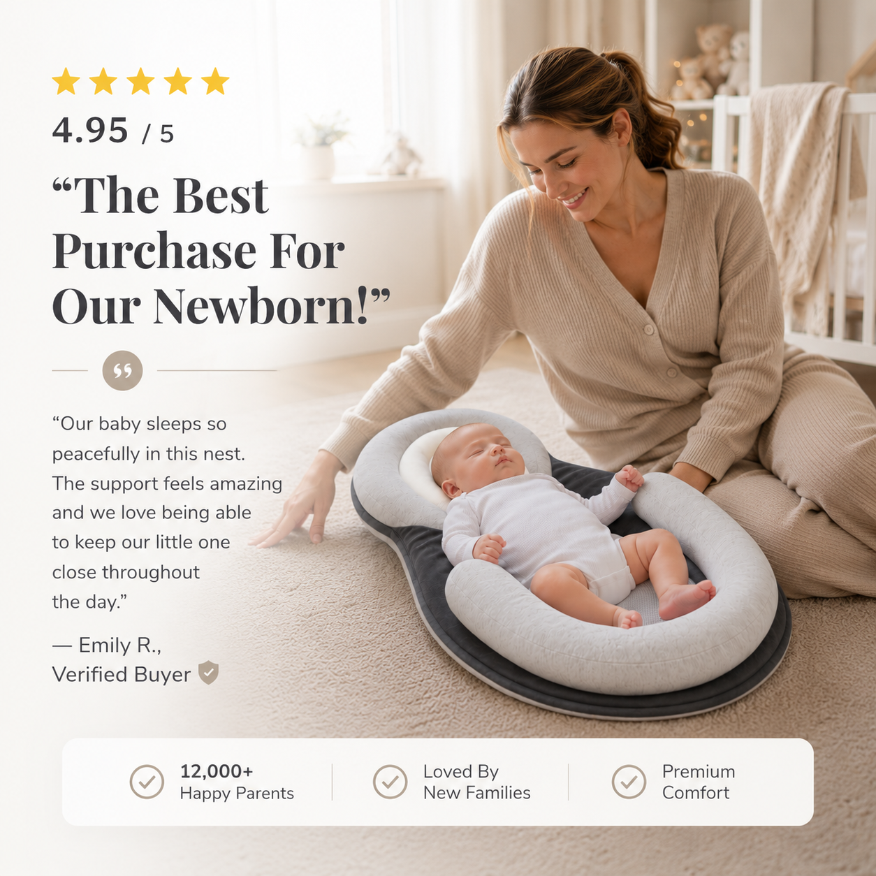 Infant Lounger Cushion